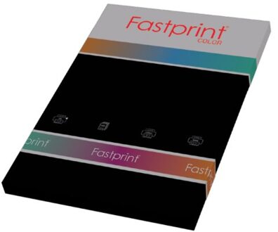 FastPrint Gekleurd Papier A4 160gr FP Zwart 50vel