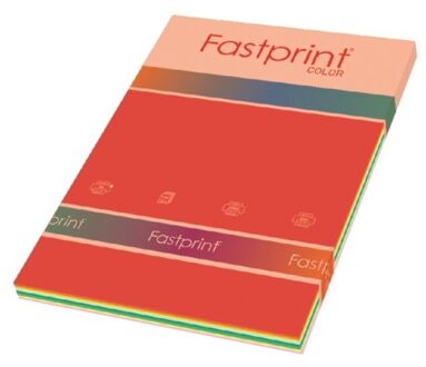 FastPrint Gekleurd Papier A4 80gr FP 10 Kleuren