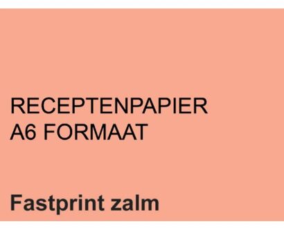 FastPrint Receptpapier fastprint a6 80gr zalm 2000vel
