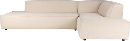 Fat Freddy Rib Hoekbank Rechts - Naturel Crème