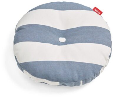 Fatboy circle pillow tuinkussen gestreept blauw