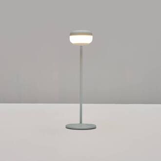 Fatboy LED oplaadbare tafellamp Cheerio, grijs, dimbaar, IP55 woestijn