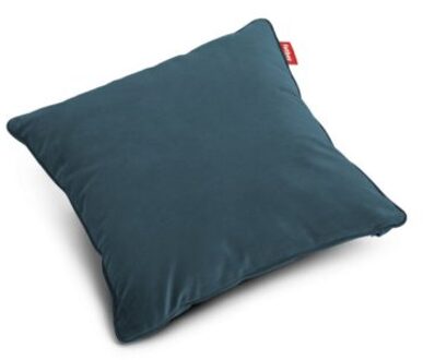 Fatboy square pillow velvet recycled petrol