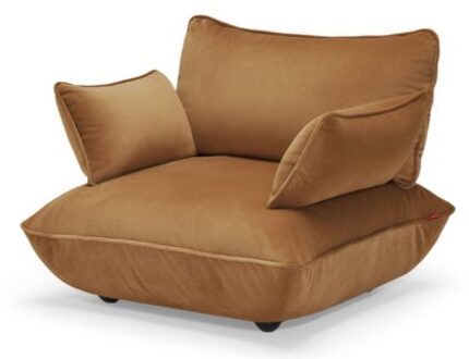 Fatboy sumo loveseat velvet recycled almond