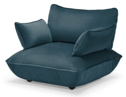 Fatboy sumo loveseat velvet recycled petrol