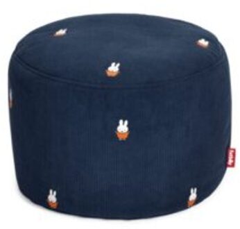 Fatboy x nijntje poef - ribfluweel, donkerblauw
