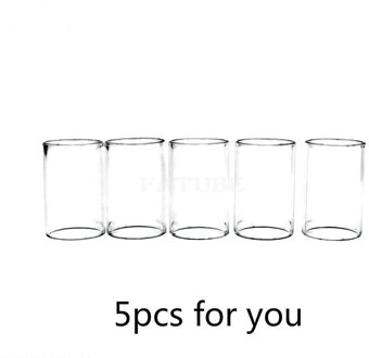 Fatube 5Pcs Straight Glas Voor Scion Ii Tank Plex Proton Scion Ii/Oceanus MVP4 Scion Kit Glazen Buis ISUB S 4.5ml