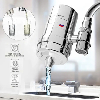 Faucet Water Purifier Tap Water Filter Kitchen Faucet Washable Charcoal Percolator Faucet Filter Purifier Water Tap Purifier