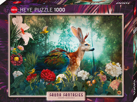 Fauna Fantasies - Jackalope Puzzel (1000 stukjes)