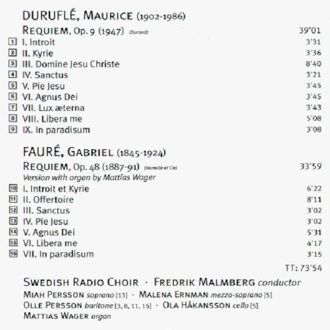 Faur?? - Durufl??: Requiems