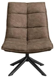 Fauteuil Clay - taupe - Leen Bakker - 98 x 80 x 70