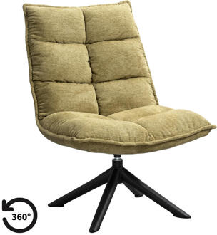 Fauteuil Clayton - Lime - Stof - Groen - 81x70x99 Cm