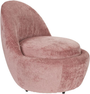 Fauteuil 'Jenee' Chenille, kleur Roze