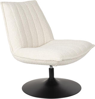 Fauteuil 'Kemper' Bouclé, kleur Off White