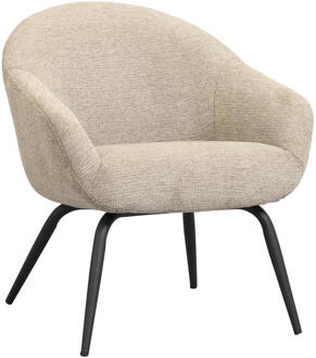 Fauteuil Lieke - Stof - Beige - 43x68x81 Cm