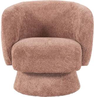 Fauteuil Milou Roze - - Breedte: 81.00 cm