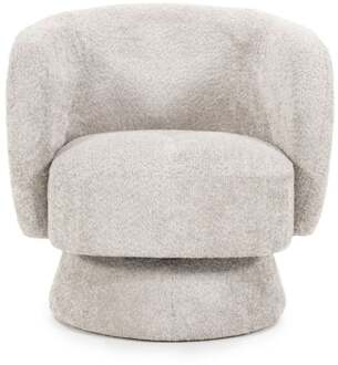 Fauteuil Milou Taupe - - Breedte: 81.00 cm