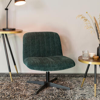 Fauteuil 'Quintin' Rib, kleur Groen