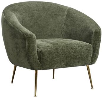 Fauteuil Rosaly - Stof - Groen - 74x88x75.5 Cm