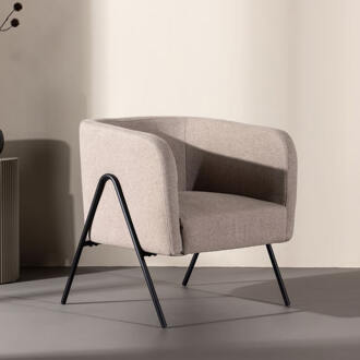 Fauteuil 'Thersa' kleur Beige
