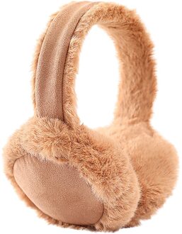 Faux Fleece Opvouwbare Oorbeschermers Zachte Oorwarmers Voor Vrouwen Winter Outdoor Oor Warmer Oorkappen Outdoor Riding Warm Houden oorklep