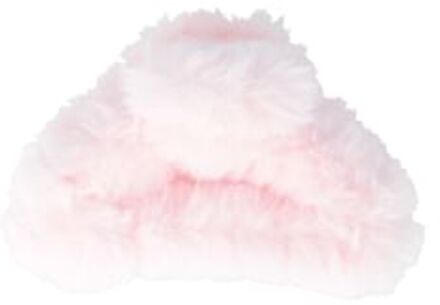 Faux Fur Hair Claw Pink