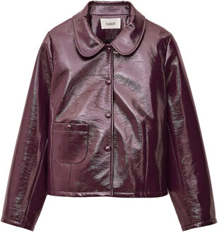 Faux lakleren jas Meelos  bordeaux - XS (FR 0),S (FR 1),M (FR 2),L (FR 3),