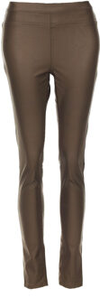Faux leather legging Amber  taupe Bruin - XS,S,M,L,XL,