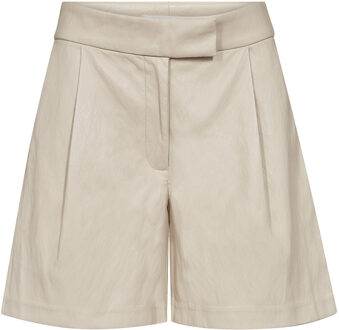 Faux leren short Gitt  naturel