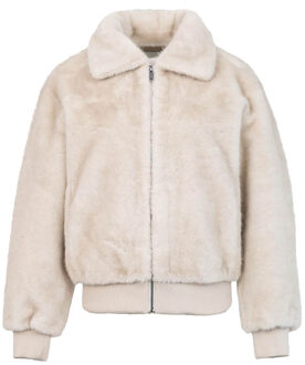 Faux mink bomberjas Linn  naturel - S,M,L,