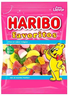 Favorite Haribo treats 90 gr. 5 References assorted