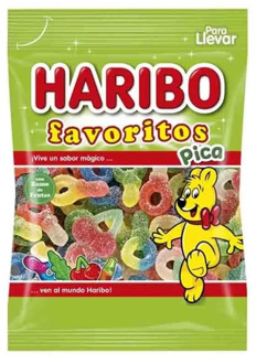 Favorite Haribo treats itches 90 gr. With fruit juice