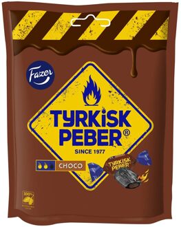 Fazer - Lakritsi Choco Tyrkisk Peber 135 Gram ***THT 26-01-2024***