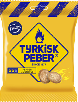 Fazer - Tyrkisk Peber Liquorice 120 Gram