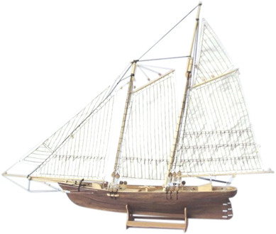 FBIL-1: 120 Wooden Assembled Sailing Ship Model DIY Western Classical Sailing Ship Assembled Set Sailing Model
