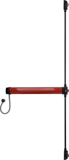 FC-AC-31 JPM Elektromechanische paniekbalk Fluid Control - Ingang | type: C | 3 punts: lateraal | knop | kleur: zwart | lengte: 835 mm |