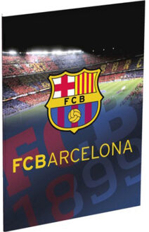 FC Barcelona A4 schrift gelijnd