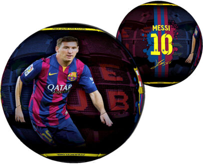 FC Barcelona bal leer groot rood/blauw Messi
