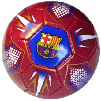 FC Barcelona bal leer rood flash skill, maat 2