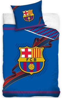 FC Barcelona Dekbedovertrek Blauw 140 X 200 Cm Multikleur