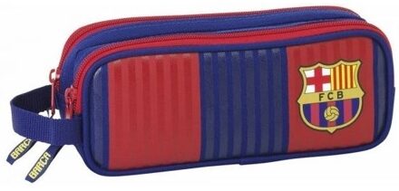 FC Barcelona Etui barcelona rood/blauw classic: 21x8x6 cm