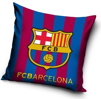 FC Barcelona kussen Barca blauw/rood 40 x 40 cm