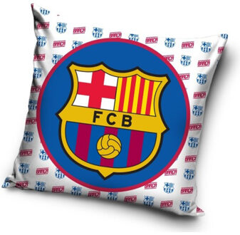 FC Barcelona kussen barca wit/rood/blauw 40 x 40 cm