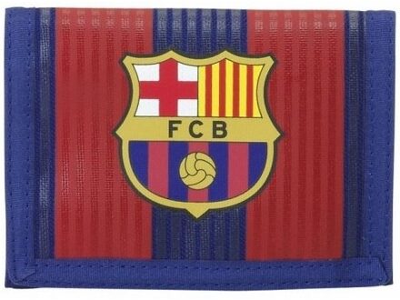 FC Barcelona Portemonnee klittenband 13 x 9 cm