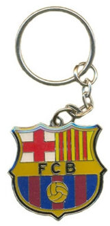FC Barcelona Sleutelhanger - Zilver