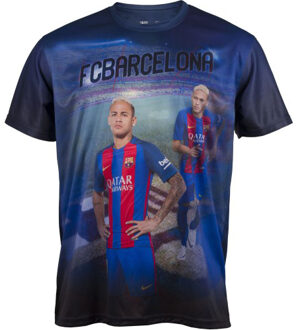 FC Barcelona t-shirt Neymar blauw, maat 140