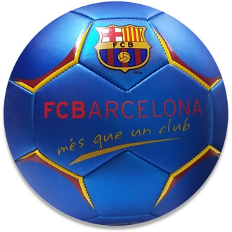 FC Barcelona voetbal blauw metallic logo