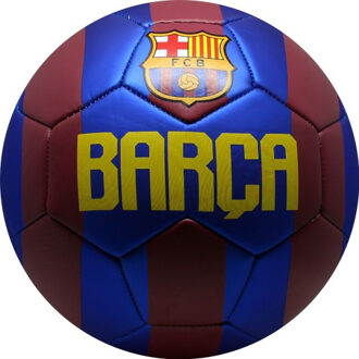 FC Barcelona Voetbal Metallic - Maat 5 Blauw