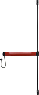 FC-EX-20 JPM Elektromechanische paniekbalk Fluid Control - Uitgang | type: C | 2 punts: boven en onder | kleur: zwart met rode balk | lengte: 1165