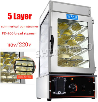 FD-500 commercial electric steaming cabinet surrounded toughened glass commerical bun steamer bread steamer steamed buns furnace